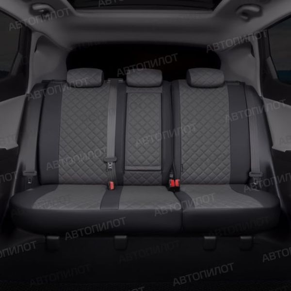 Чехлы Автопилот Экокожа Ромб на Great Wall Poer King Kong (2022+)
