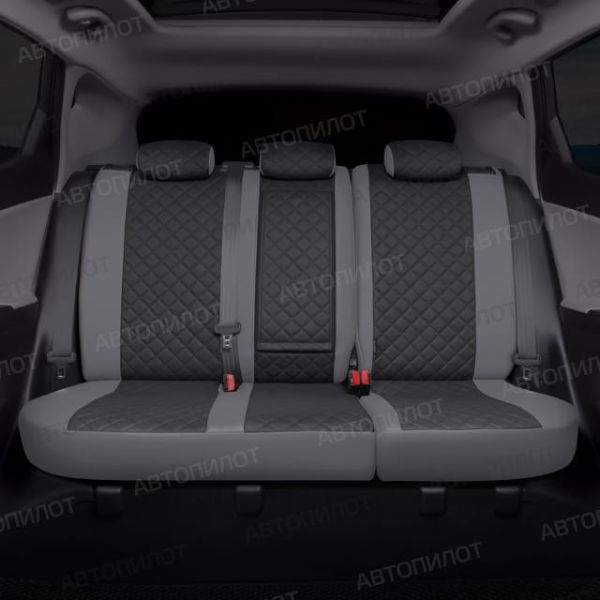 Чехлы Автопилот Экокожа Ромб на Great Wall Poer King Kong (2022+)