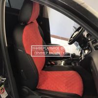 Чехлы Автопилот Алькантара Ромб на Geely Monjaro (2021+)