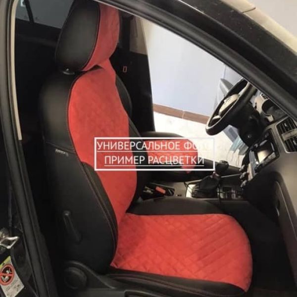 Чехлы Автопилот Алькантара Ромб на Geely Monjaro (2021+)