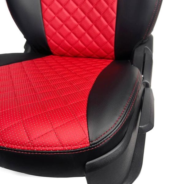 Чехлы Экокожа Ромб на Nissan Juke